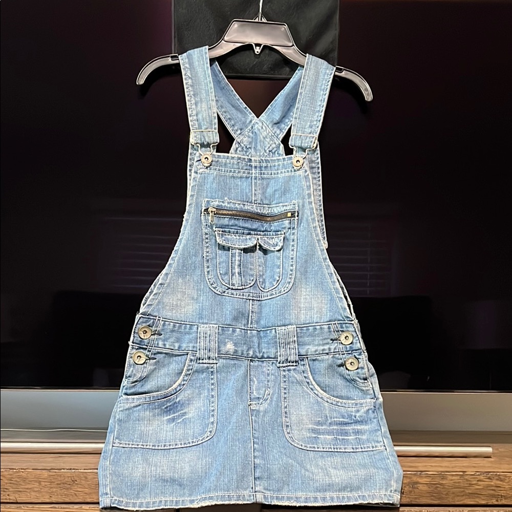 VINTAGE Blue Sleeveless Mini Dress Casual